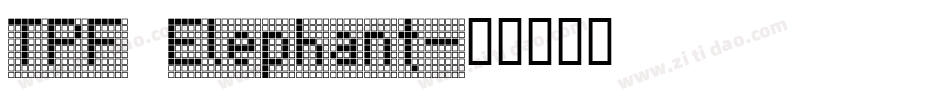 TPF Elephant字体转换
